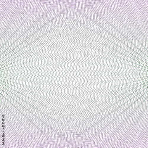 Vector Guilloche background for certificate or diploma and currency design