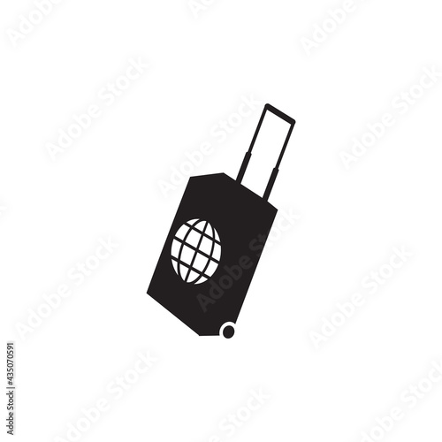 Travel bag logo design template