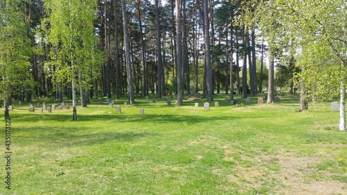Canvas Print Skogskyrkogården in Stockholm