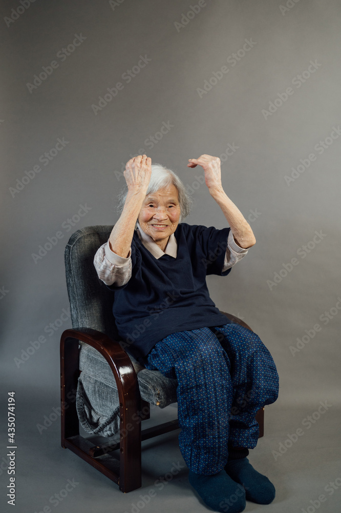 【手話】高齢者　おじいちゃん・おばあちゃん