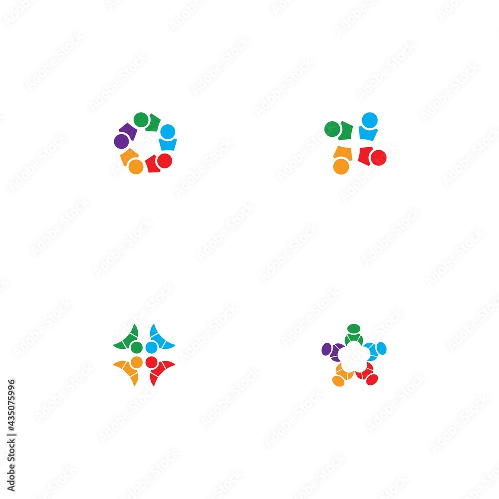 Community, network and social icon Community, network and social icon