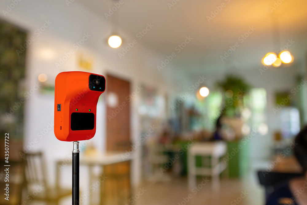 Infrared thermometer for check temperature measurement screening from COVID-19 Infrared thermometer for check temperature measurement screening from COVID-19