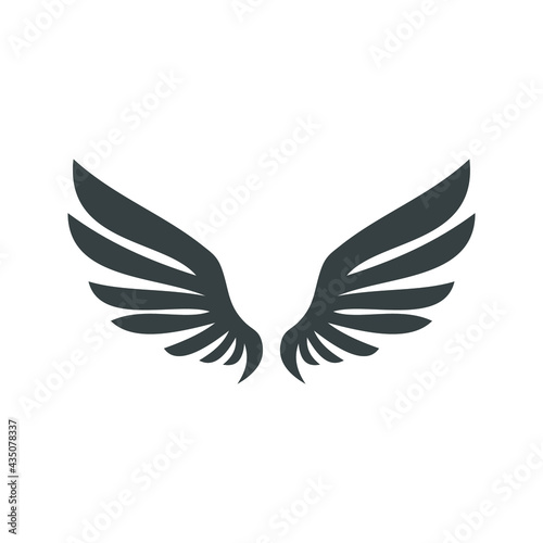 Wing logo vector template. wings logo vector illustrations