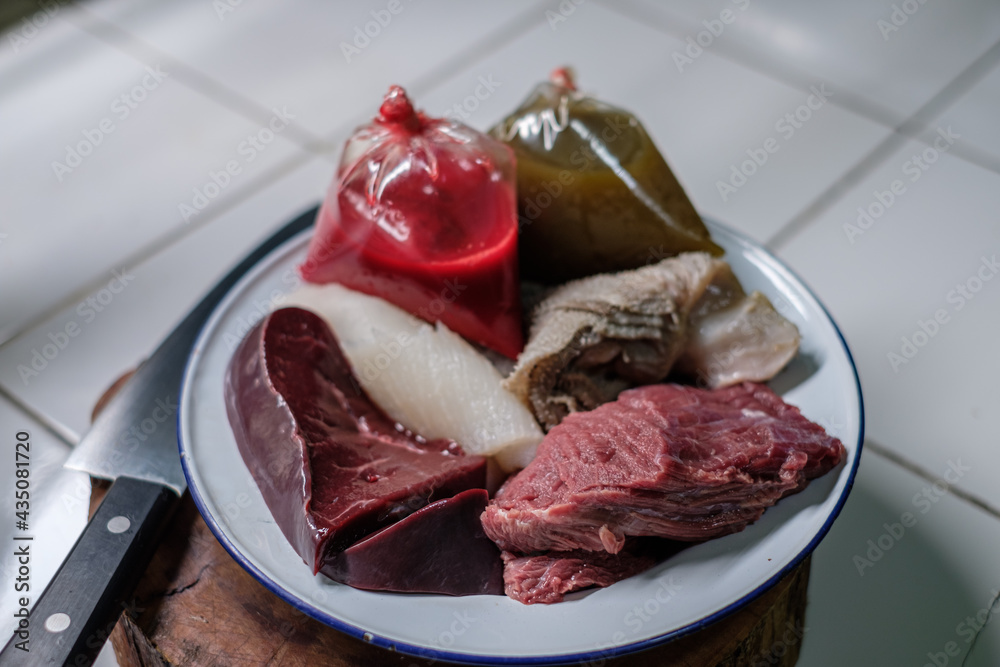 Meat with sauce is a very famous and popular dish in northern Thailand. Meat with sauce is a very famous and popular dish in northern Thailand.