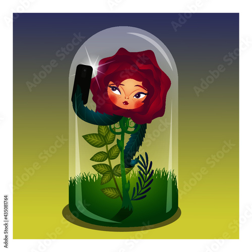 Vanity Rose - Illustration for children