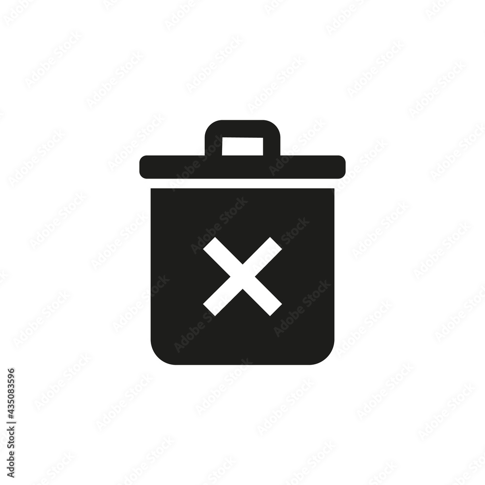 Delete, remove button icon for web and mobile application UI design. Delete, remove button icon for web and mobile application UI design.