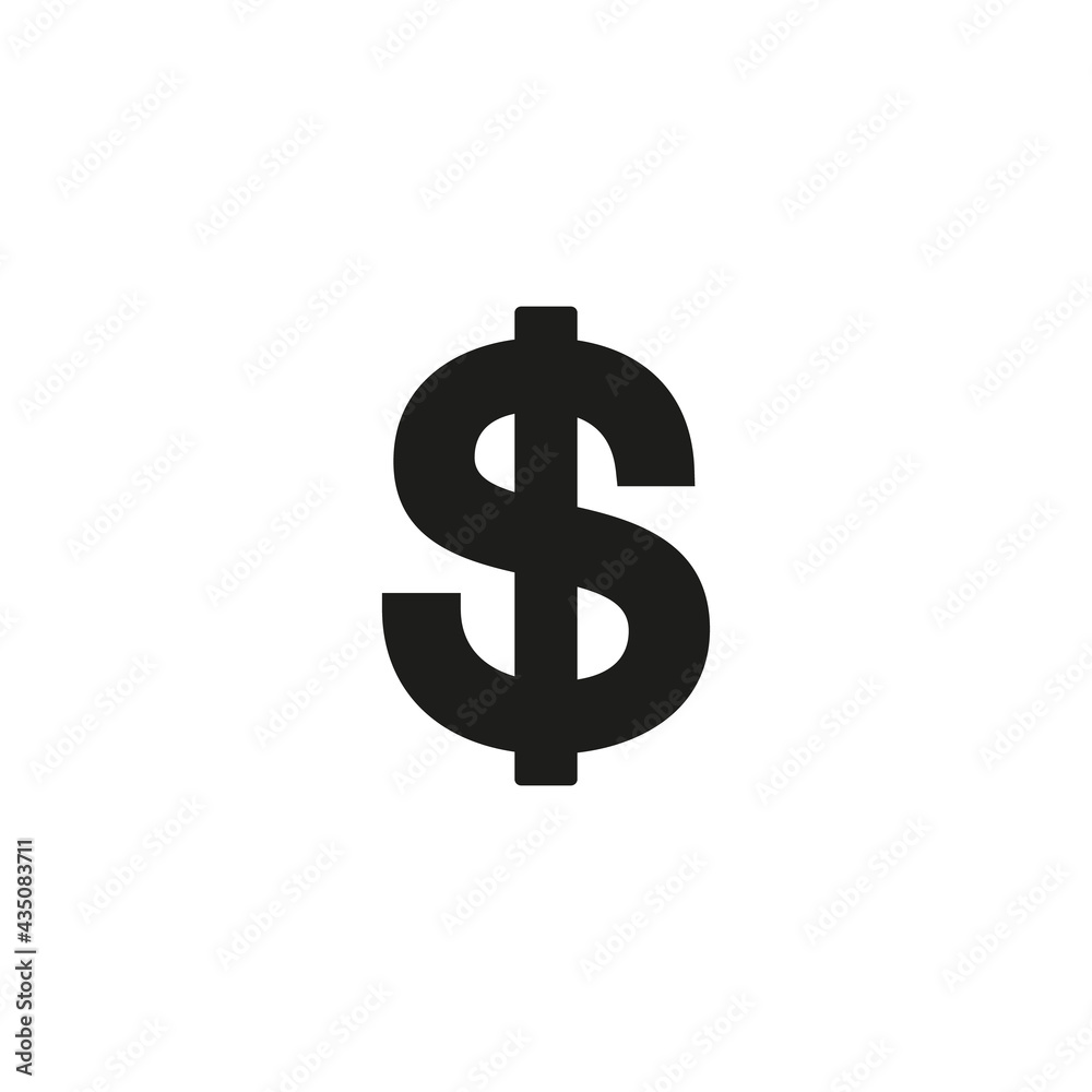 Money icon. Cash, dollar sign for web and mobile UI design. Money icon. Cash, dollar sign for web and mobile UI design.