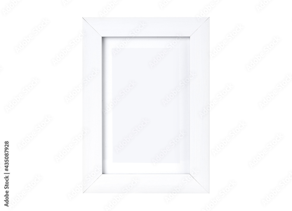 White photo frame White photo frame
