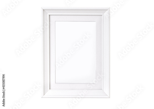 White photo frame