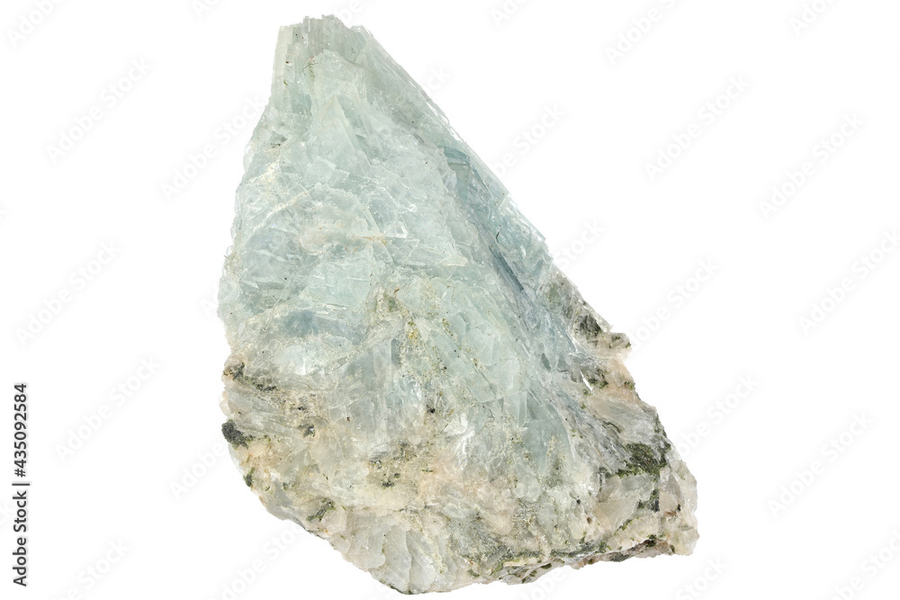 albite from Norway isolated on white background albite from Norway isolated on white background