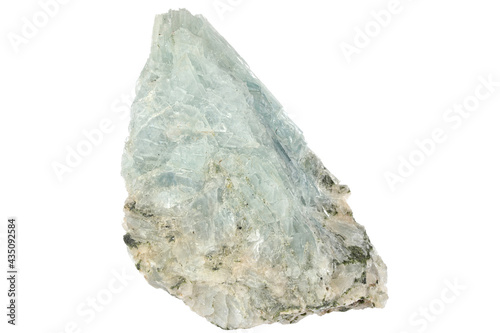 albite from Norway isolated on white background