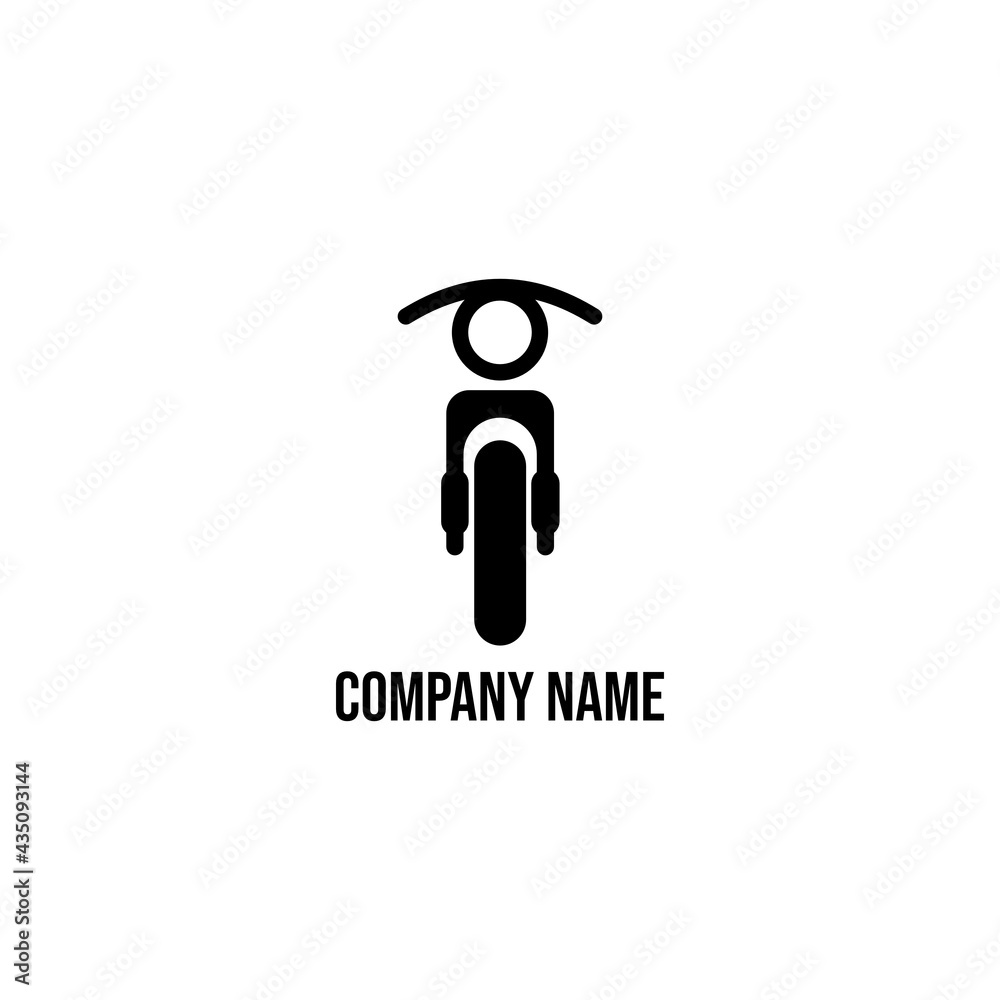motorcycle man. combination vector design motorcycle man. combination vector design