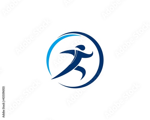 sports chiropractic simple logo