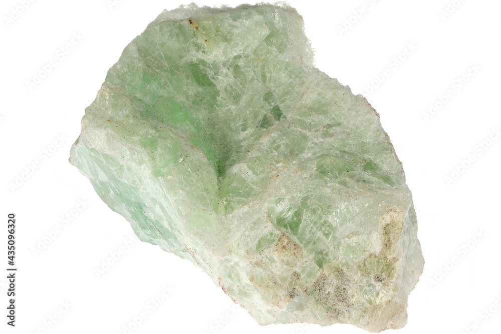 fluorspar from Nabburg, Germany isolated on white background fluorspar from Nabburg, Germany isolated on white background