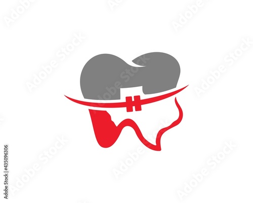 texas dental orthopedist logo vector