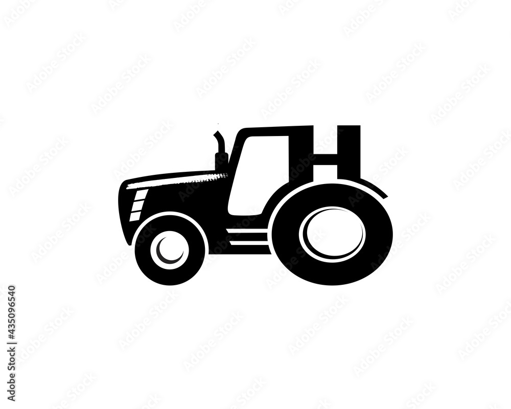 tractor silhouette tractor silhouette