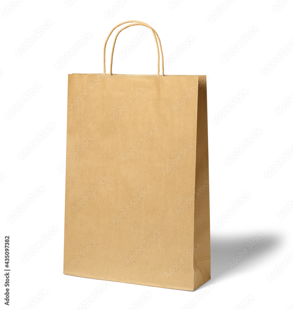 bag paper isolated package brown blank shopping paper bag retail container sale store gift shop design bag paper isolated package brown blank shopping paper bag retail container sale store gift shop design