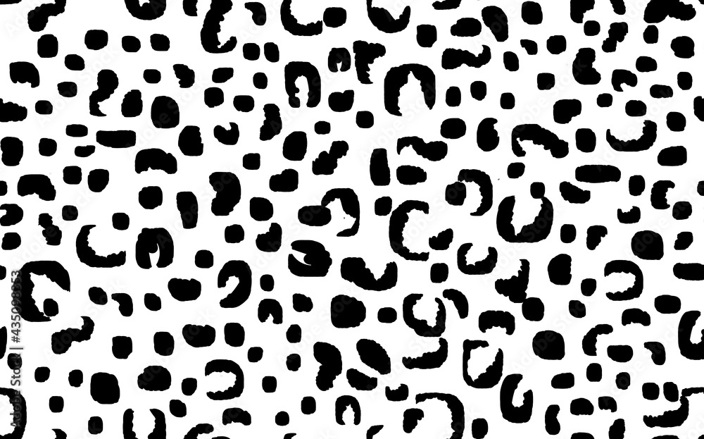Abstract modern leopard seamless pattern. Animals trendy background. White and black decorative vector stock illustration for print, card, postcard, fabric, textile. Modern ornament of stylized skin Abstract modern leopard seamless pattern. Animals trendy background. White and black decorative vector stock illustration for print, card, postcard, fabric, textile. Modern ornament of stylized skin