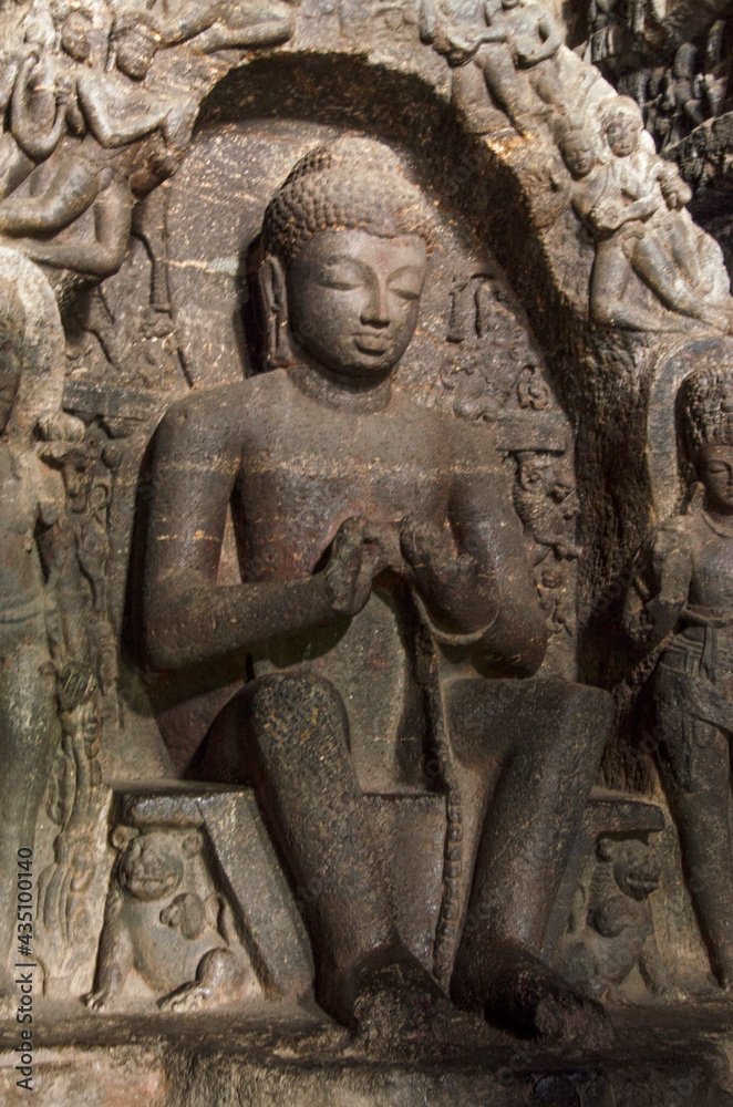 Big Buddha, Ellora caves, Aurangabad- India, UNESCO World Heritage Site