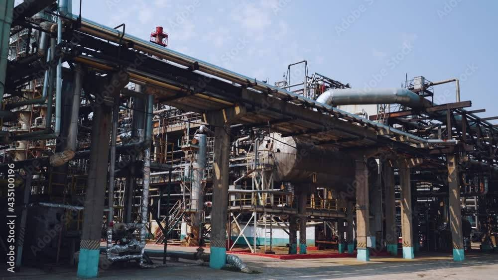 Facilities and structures on the territory of the fuel production plant