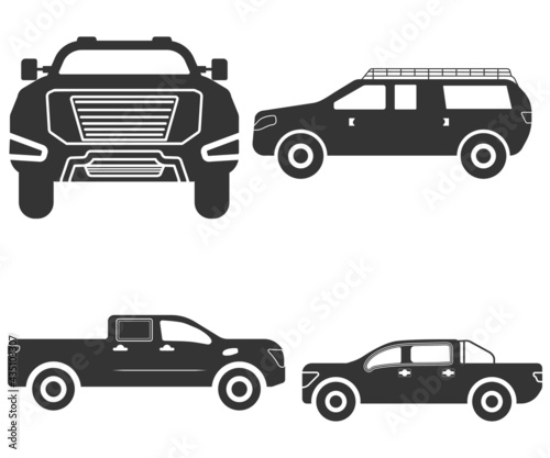 Nissan titan.. vector, nissan  titan.. sign symbol icon vector , nissan titan., silhouette.
