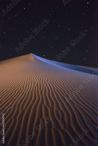 Fototapeta Naklejka Na Ścianę i Meble -  Sand Dunes In Blue