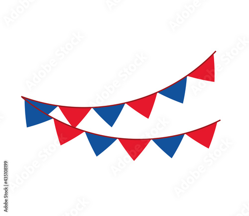 pennants decoration festive