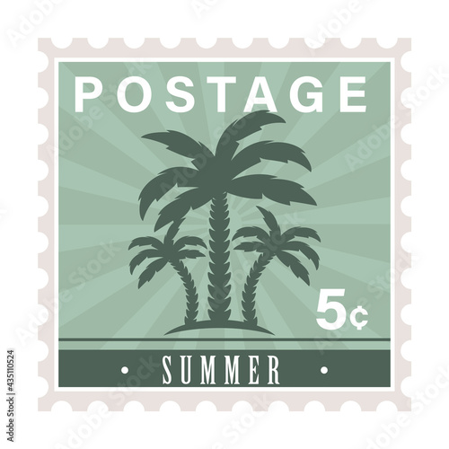 summer postage stamp