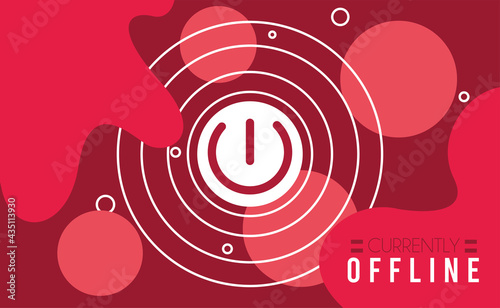 red offline template