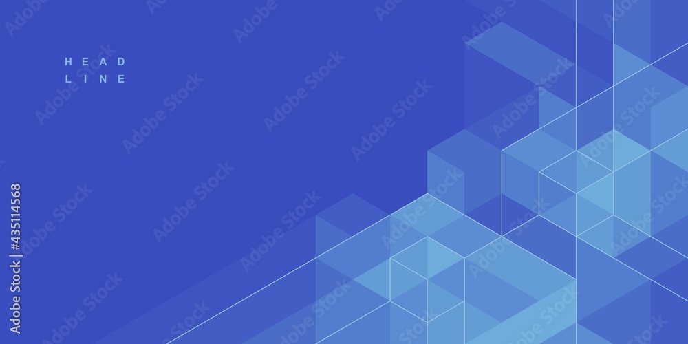 Obraz premium Abstract geometric technological background. Vector creative design.