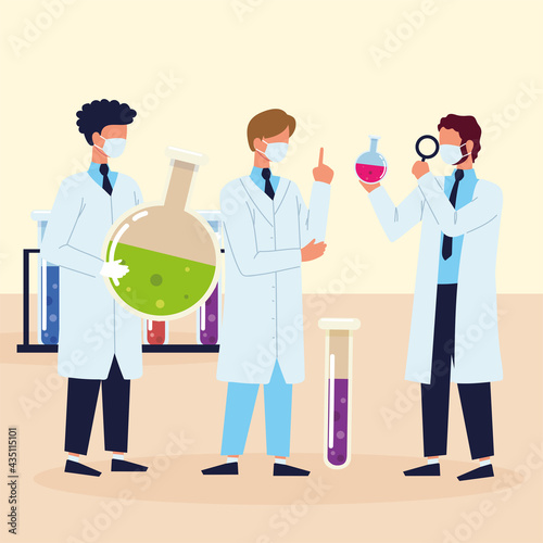 scientists science laboratory © djvstock