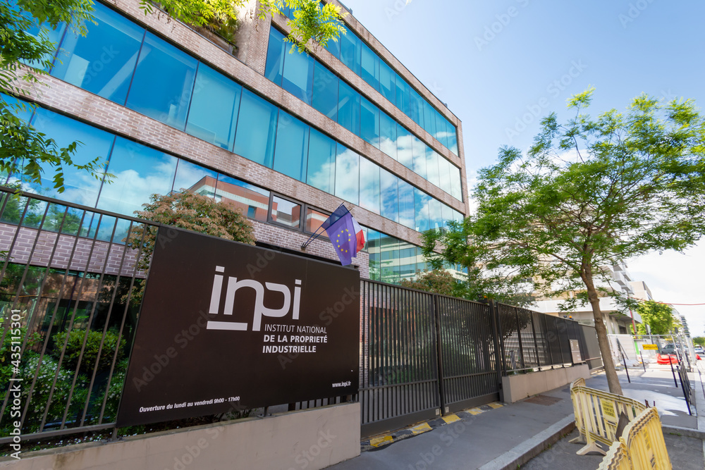 Photos De Institut National De La Propriété Industrielle Foto de Courbevoie, France - 22 mai 2021: Vue extérieure du siège