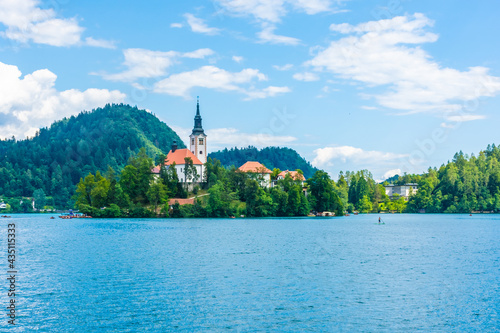 Church on the island of Lake Bled, Slovenia © Stefano Zaccaria