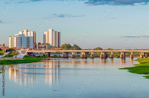 View of above the Rio Acaraú in Sobral Ceará