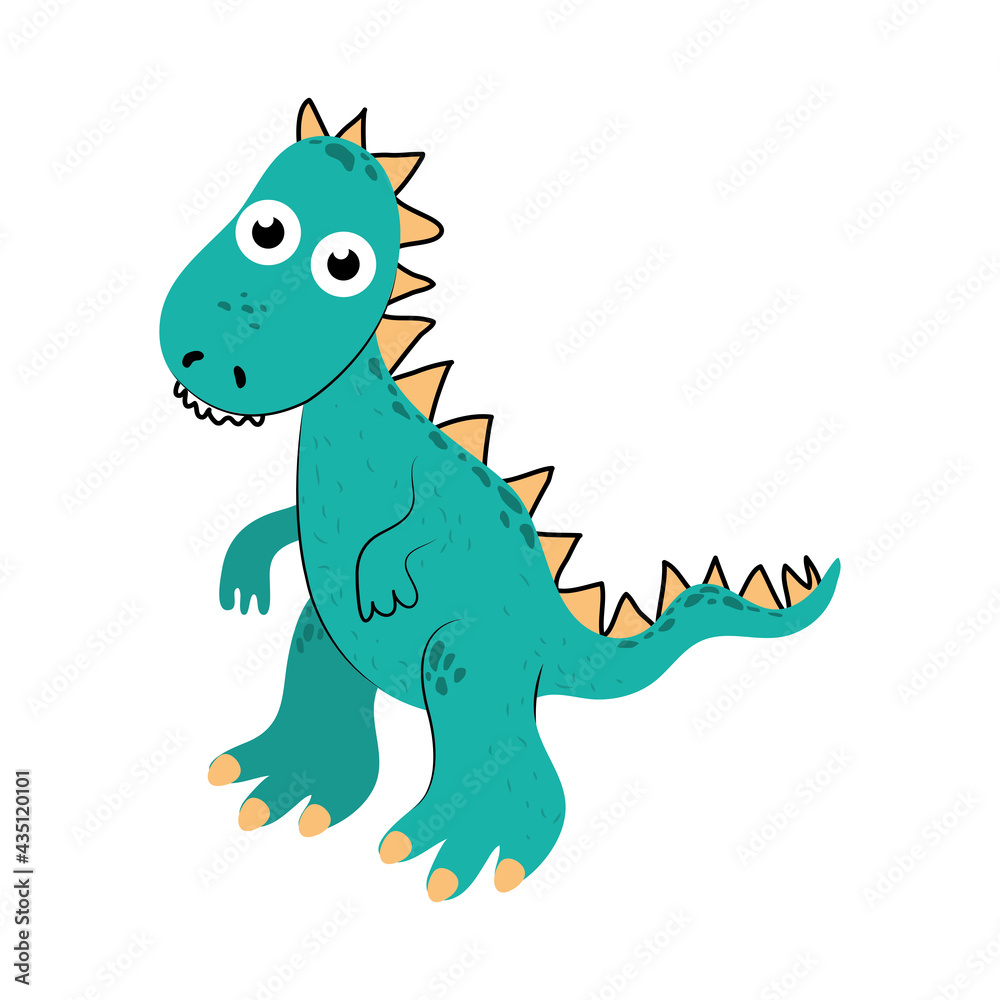 cute cartoon dinosaur