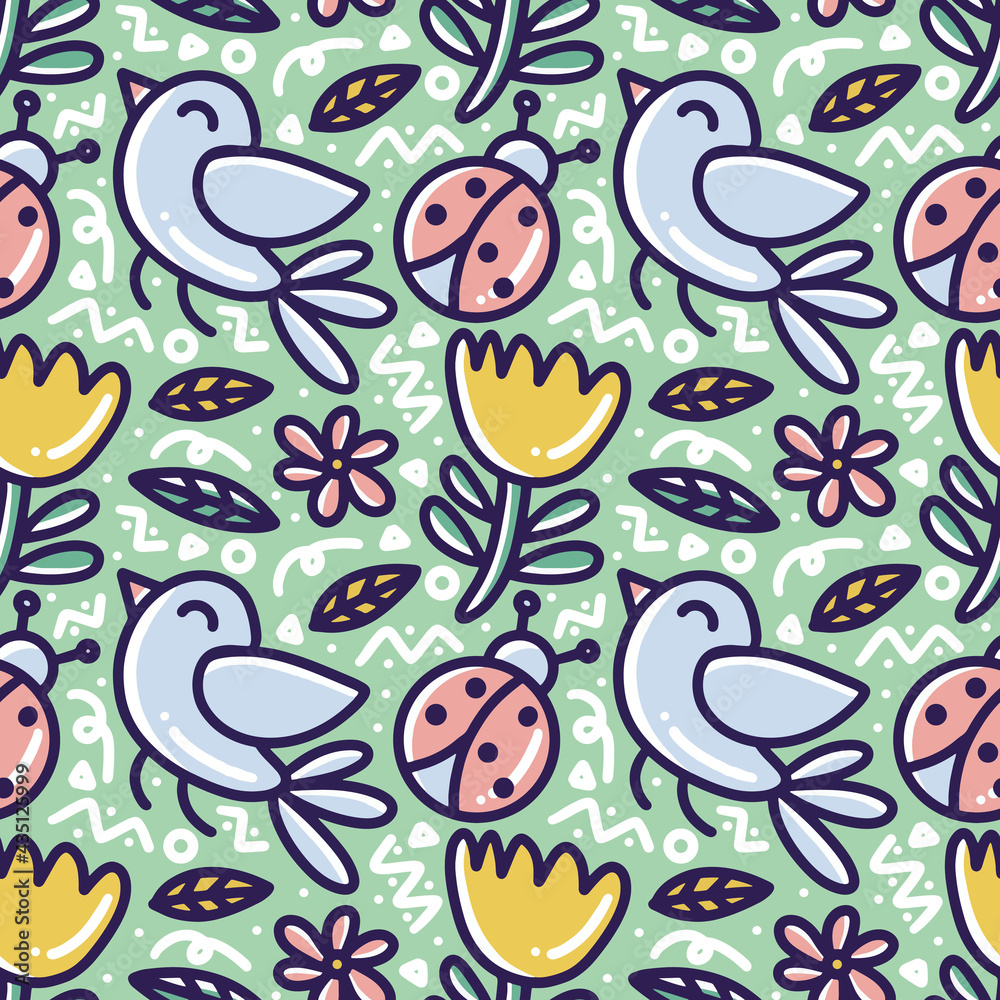 pattern of garden doodle