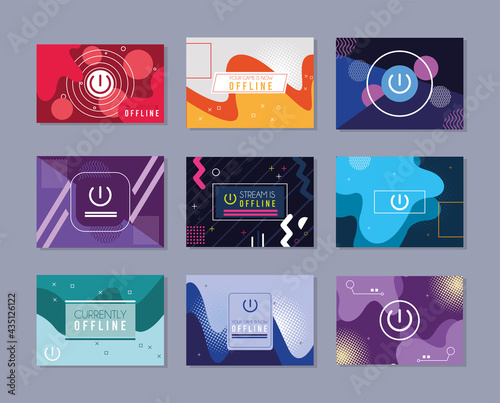 nine currently offline templates