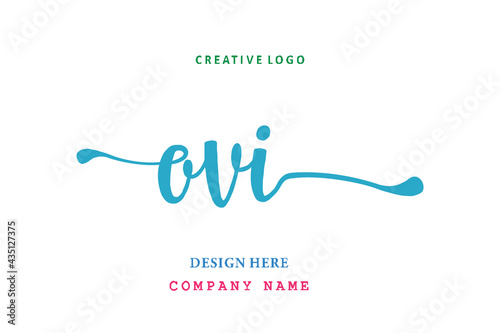 OVI lettering logo is simple, easy to understand and authoritative