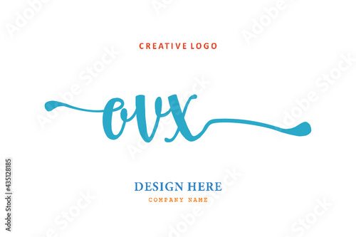 OVX lettering logo is simple, easy to understand and authoritative