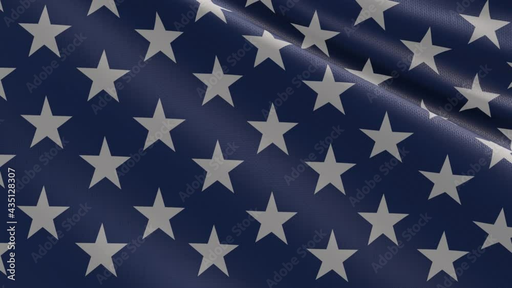 American Flag Animation closeup American Flag Animation closeup