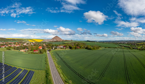 Blick über das Mansfelder Land Volkstedt photo