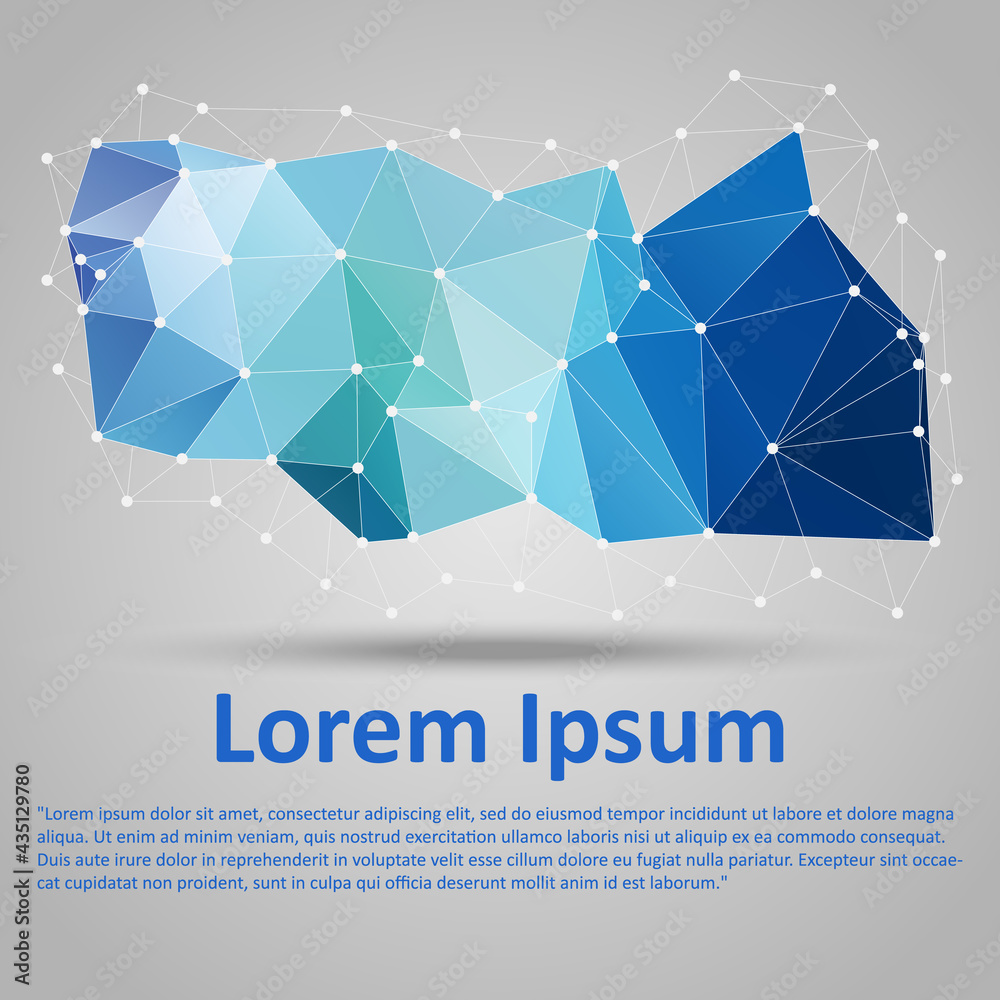 Fototapeta premium 3d abstract design background