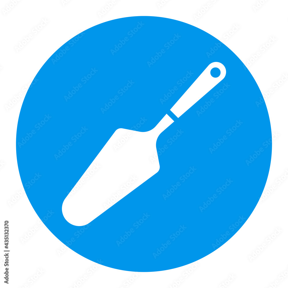 Cake and pie server utensil vector glyph icon Cake and pie server utensil vector glyph icon