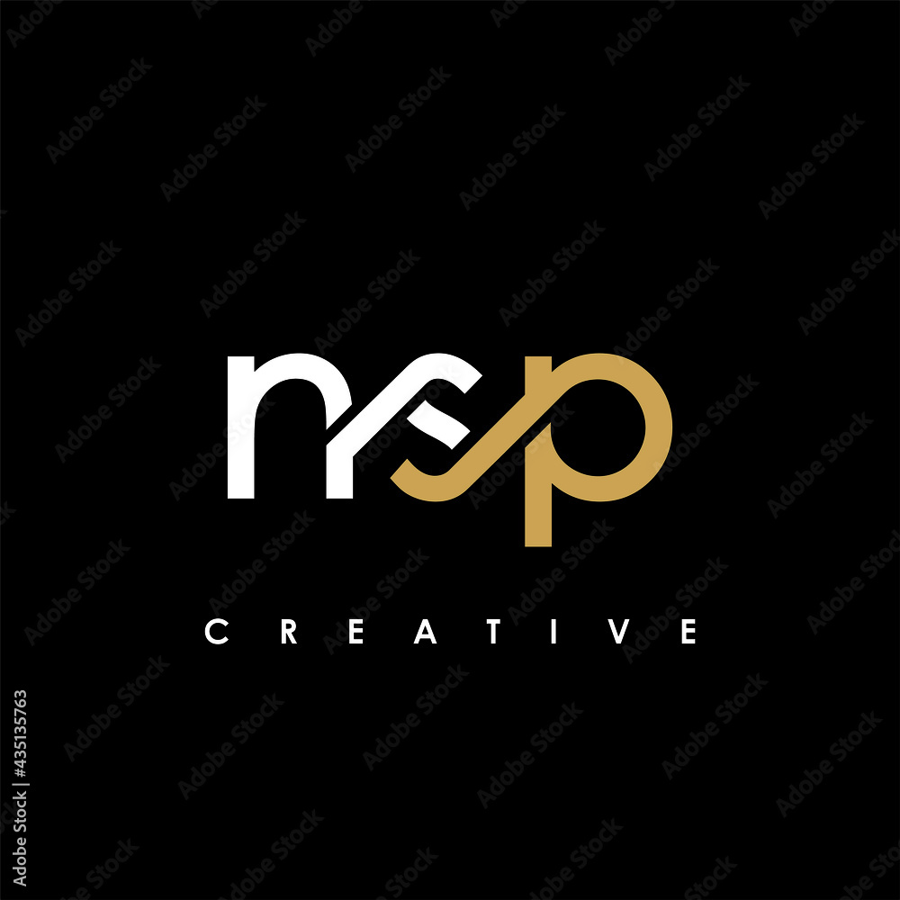 NSP Letter Initial Logo Design Template Vector Illustration NSP Letter Initial Logo Design Template Vector Illustration