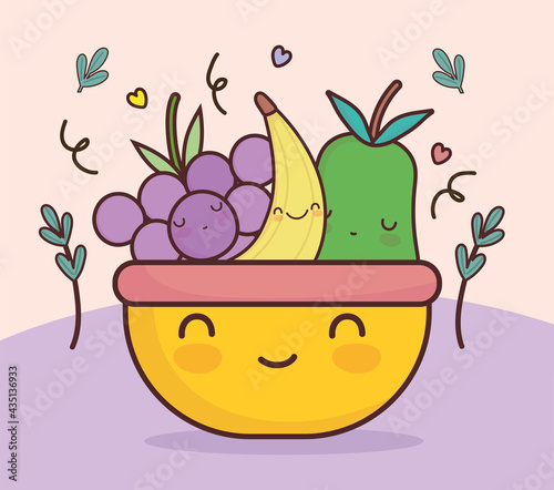 fruit bowl cute
