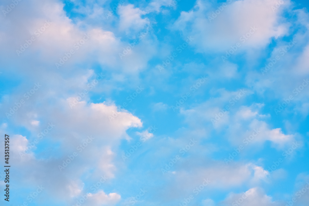 White clouds in the blue sky White clouds in the blue sky