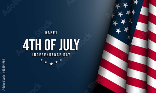 United States Independence Day Background. Fourth of July. photo