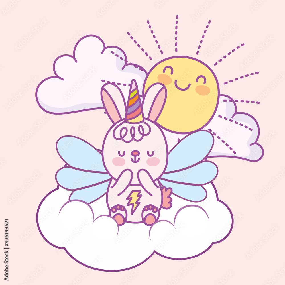 cute bunny sun