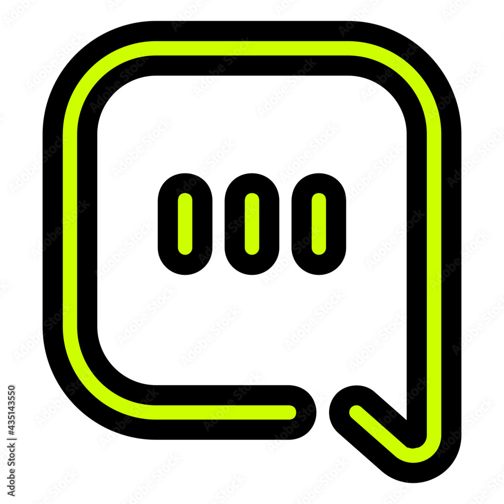 Bubble chat icon Bubble chat icon