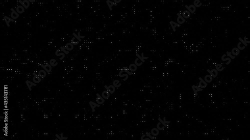 Digital abstract looped black white